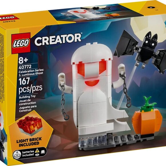 NEW LEGO 40772 Luminous Ghost Creator Seasonal Halloween NIB in Hand - Picture 8 of 11